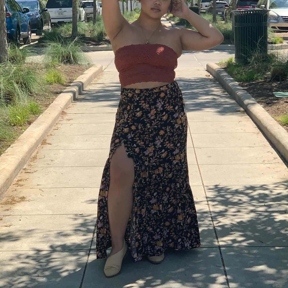 Floral Maxi Skirt